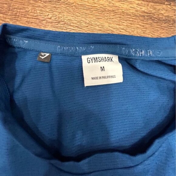 GYMSHARK mens t-shirt. Size Medium. New condition. Blue. Worn one or two times. - Picture 6 of 10